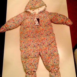 12 month Girls Snow Suit